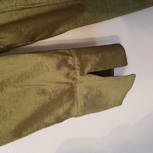 Vintage Green Metallic Shine Jacket - Picture 7 of 14